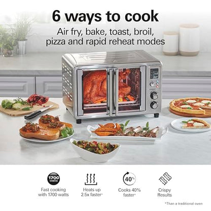 Hamilton Beach 6-in-1 XL Digital Air Fryer Toaster Oven Combo