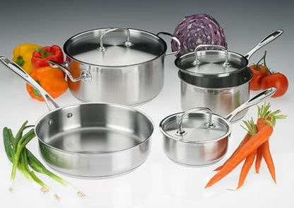 Winco 7-piece Cookware Set, S/S