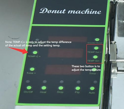 Kolice Commercial 2600pcs/hour Mini 6 Rows Donuts Machine, Doughnut Maker, Frying Donuts Maker, Mini Donut Maker, Street Food Snack Food Equipment