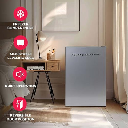 Frigidaire EFR285-6COM, 2.5 cu ft Refrigerator, Stainless Steel Door, Platinum Series