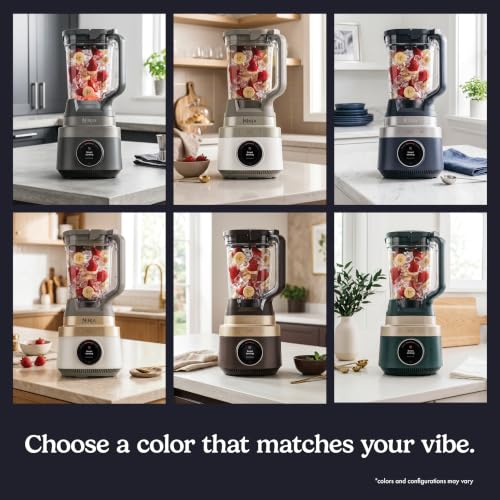 Ninja CrushBOSS Intelligent Blender, 1850PW, XL 72-oz, Onyx, LB201BK