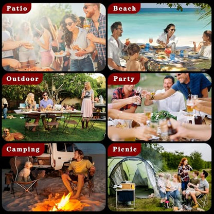 Charcoal Grill with Offset Smoker,BBQ Grills with Side Table,Outdoor Cooking with 535 Square Inches,Backyard Camping Picnics, Patio and Parties, Black by DNKMOR