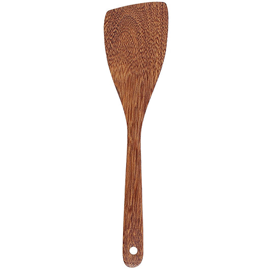 Wooden Spatula for Non Stick Cookware,Wood Utensils Set for Cooking,Long Handle Flat Frying Inclined Spatula,Healthy and High Moist Resistance (A1-13"x3.1")