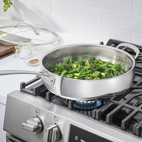 Cuisinart PureClad™ Triple Ply Stainless Steel 5.5 Qt. Saute Pan w/Cover
