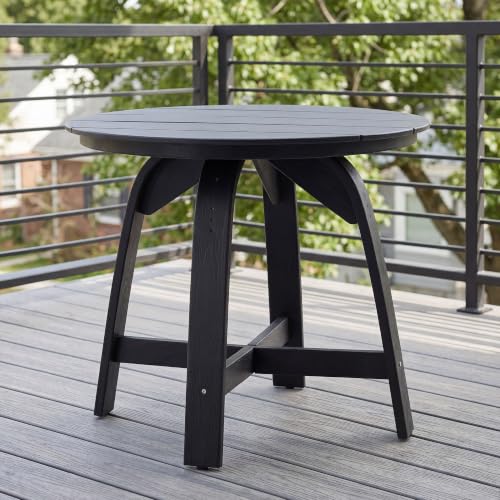 DAYARUS 5-Piece HDPE Outdoor Dining Sets, Patio Table and Chairs Set of 4