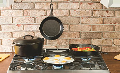 Lodge Cast Iron Dutch Oven 2 Quart - Loop Handle Cooking Vessel - Even Heat Retention - Oven-Safe, Versatile Pot