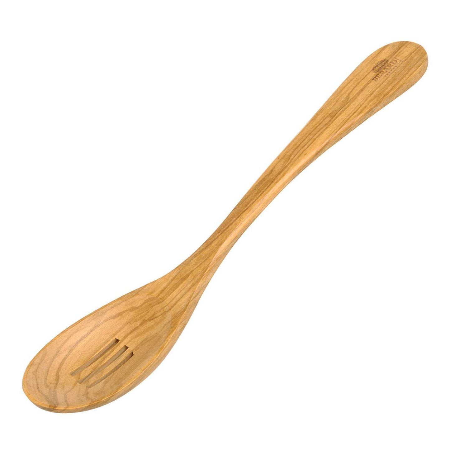 Berard 22474 French Olive-Wood Handcrafted Slotted Spoon