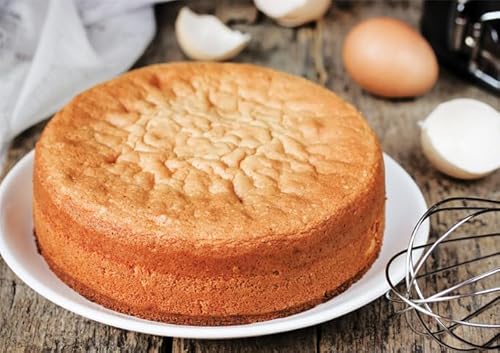 Winco Heavy-Duty Round Aluminum Layer Cake Pan, 10" x 3"