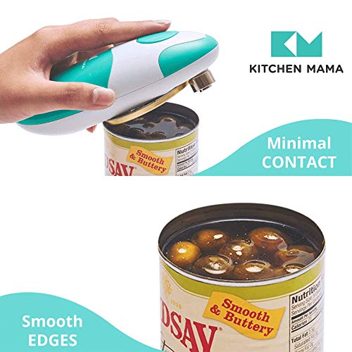 Kitchen Mama Auto Electric Can Opener, Teal