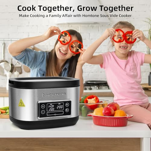 Homtone Sous Vide Cooker, 8 Quart Suveed Cooking Machine, All-in-One Design