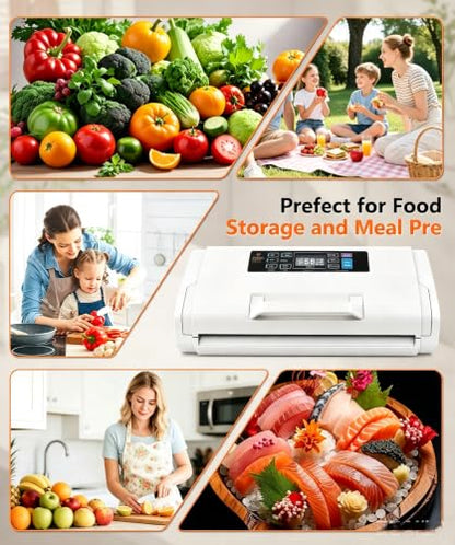 95KPa 10-in-1 Commercial Vacuum Sealer Double Heat Seal Device