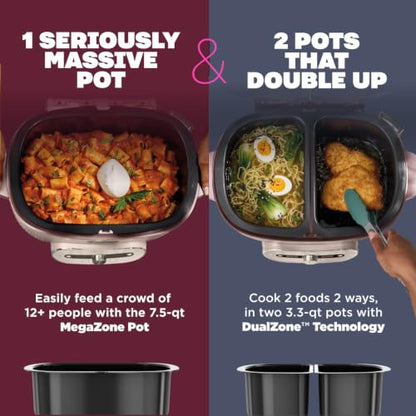 Ninja® MultiPot™ XL 12-in-1 Multicooker, Cyberspace, MZ1001BL1