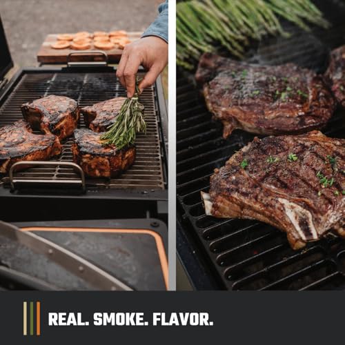 Oklahoma Joe's Judge Charcoal Grill and Smoker with 540 sq in Cooking Area in Black