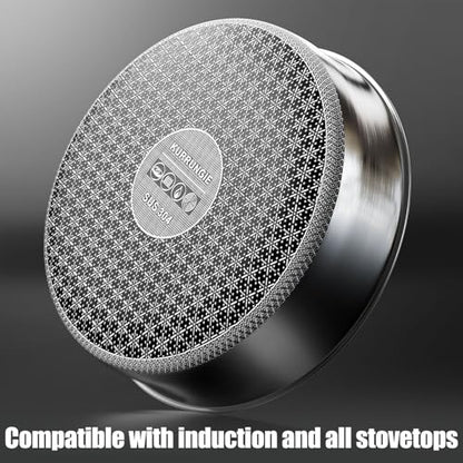 KURRUNGIE 5 Qt Sauté Pan with Lid, 10-inch 5 Ply Stainless Steel Sauce Pan with Lid, Non Stick Frying Pans, Cooking Pot Deep Frying Pan Non-Toxic, For Induction, Oven, Dishwasher Safe