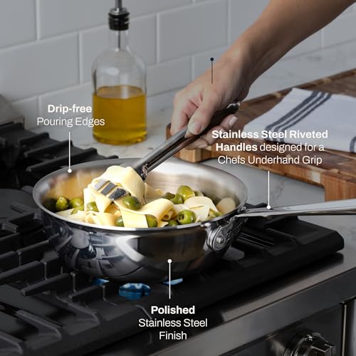 All-Clad Saucier Pan, 2-Quart,4212,White