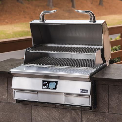 recteq E-Series Built-In 1300 Pellet Smoker Grill, Wi-Fi-Enabled Outdoor Grills & Smokers, Electric Pellet Grill with 1300 Sq In Cook Space