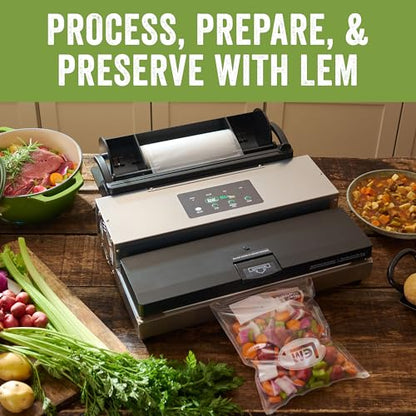 LEM Products MaxVac 500 Vacuum Sealer Machine, Heavy-Duty Aluminum