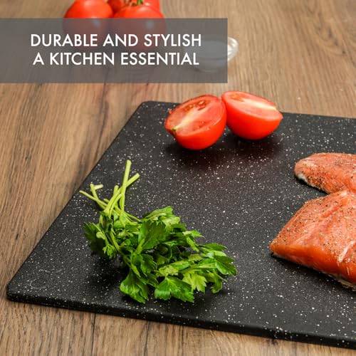 Dexas Superboard Reversible Pastry Board, 14 x 17 Inches, Midnight Granite Color - Dishwasher Safe, Plastic, Ideal for Baking and Food Prep