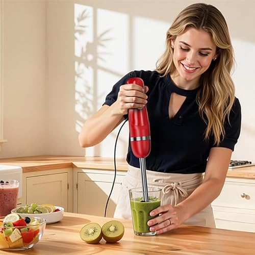 Immersion Blender Corded Hand Blenders 400 Watts Emulsifier Blending Soup