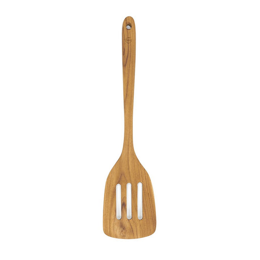 FAAY Teak Wooden Slotted Spatula Turner | Durable, Healthy, High Moist Resistance Teak Wood Spatula for Non Stick Cookware