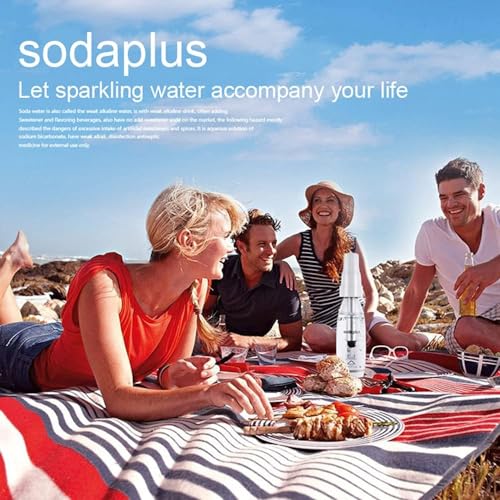 Portable Soda Maker 1L Sparkling Water Bottle