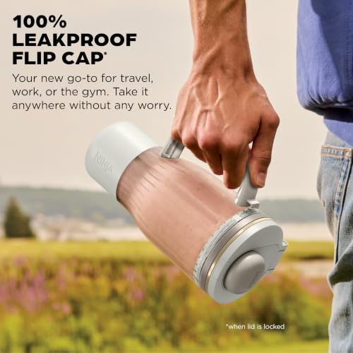 Ninja BlendBOSS Personal Blender, Amazon Exclusive Bone & Champagne