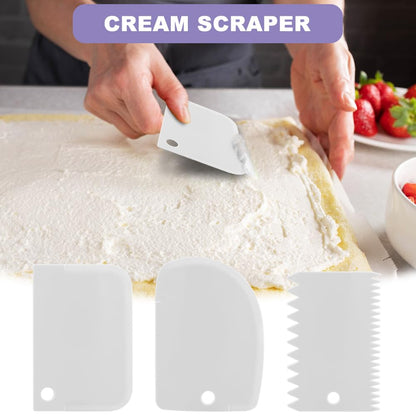 Dessert Decorating Set, Cupcake Frosting Filling Injector, with 7 Icing Nozzles, 3 Cream Scrapers Piping Nozzles Kits, for Cake Cookie Baking