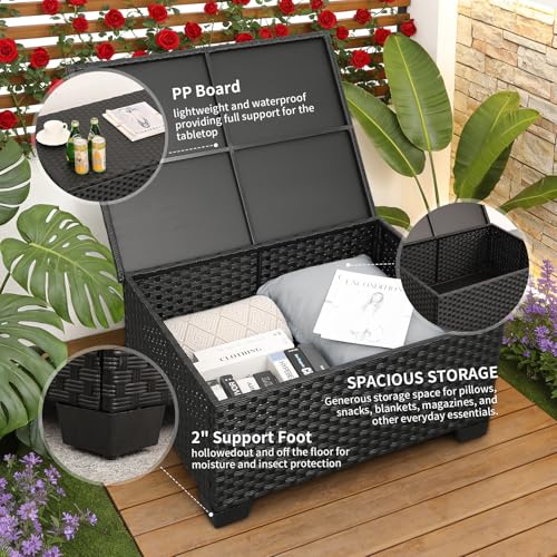 Patio Furniture Set 45 In Outdoor Fire Pits 7 Pieces Outdoor Patio Furniture 60000 BTU Outdoor Propane Fire Pit Table Patio Sofa Outdoor Chairs Anti-slip Cushions Waterproof Covers, Light Grey