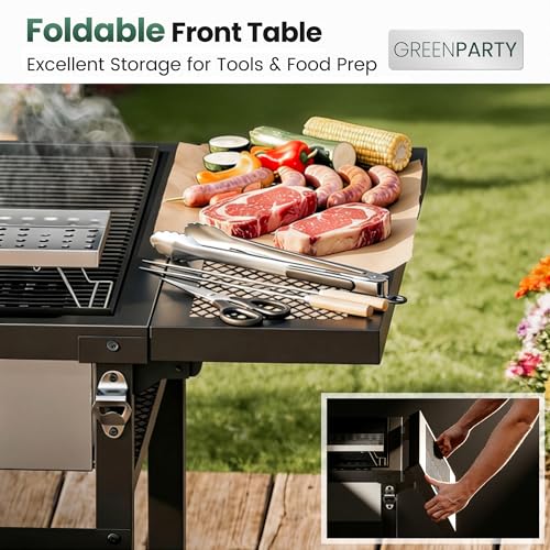 Argentine Santa Maria Grill with Adjustable Height Grates for Outdoor Grill