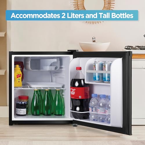 Commercial Cool 1.6 Cu. Ft. Compact Refrigerator, CCR16B, Black