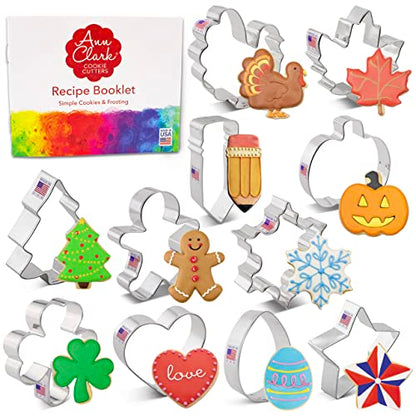 Ann Clark Every Season: 11-pc. Christmas, Easter, Halloween, St. Patrick's Day & More Made in USA