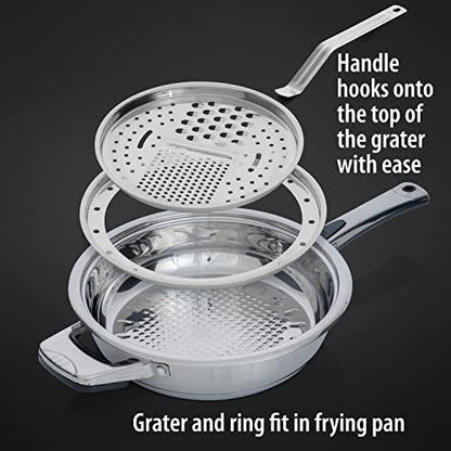 28 Piece 12-Element, Heavy-Gauge Stainless Steel Cookware Set