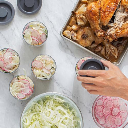 S'well Tritan Prep Bowl Set of 4, 10oz, Makes Meal Prep Easy And Convenient, Leakproof Lids, Microwavable and Dishwasher Safe, BPA Free