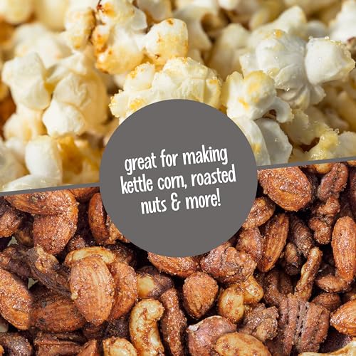 Nostalgia Electric Stirring Popcorn Maker – 2 Qt Capacity – Large Dual-Purpose Lid & Serving Bowl – Great for Gifts, Movie Nights, & Snacks – Aqua