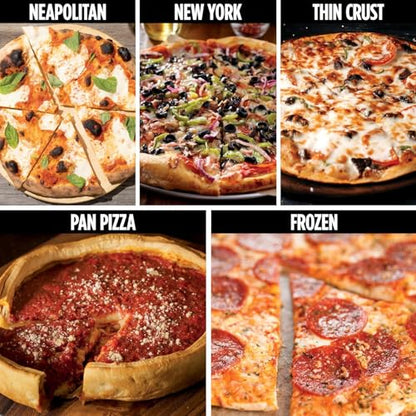 Ninja Woodfire Outdoor Pizza Oven, 5-in-1 Portable Electric Roaster Oven, Heats up to 700°F, 5 Artisan Pizza Settings, Integrated BBQ Smoker Box, Includes Flavored Wood Pellets, Terracotta Red