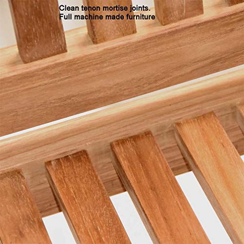 Bayview Patio New 11pc Indonesian Grade-A Teak Outdoor Dining Set- Extra Thick Rectangle Double Extension Table 118x40 + 10 Java Teak Stacking Dining Chairs. Fine Sanded Natural Finish