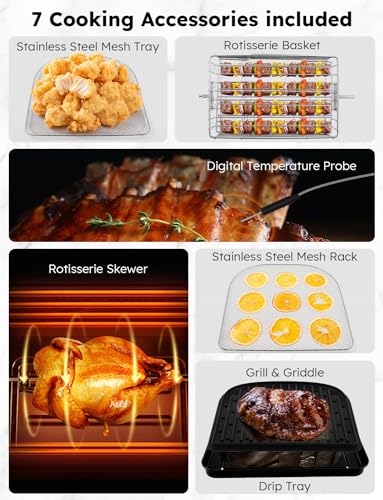 Nuwave Brio Air Fryer Oven, 15.5Qt X-Large Family Size, Powerful 1800W