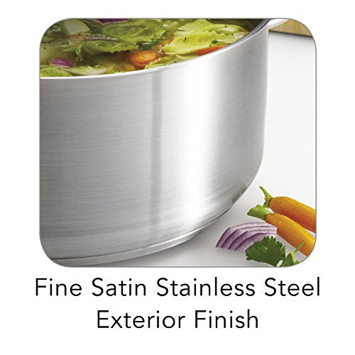 Tramontina Pro-Line Stainless Steel 9-Quart Dutch Oven Pot with Lid, NSF-Certified