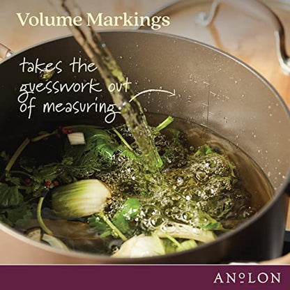 Anolon Advanced Home Hard-Anodized Nonstick 11-Piece Cookware Set (Bronze)