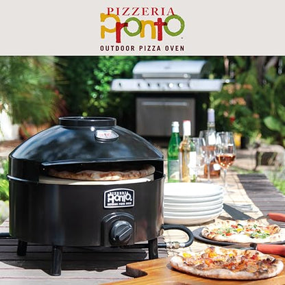 Pizzacraft Portable Outdoor Pizza Oven - Stonebaked Pizza Oven - Thermabond Technology, Even Heat Distribution, and 2 Baking Stones - Stainless Steel - Perfect for Backyard, Camping, and Tailgating