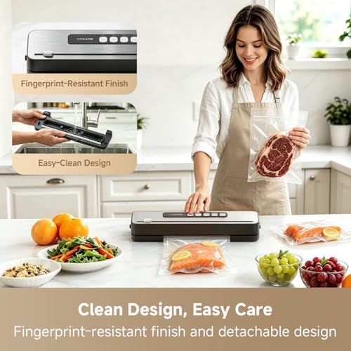 DREAME VS20 Food Vacuum Sealer, 65kPa Compact Sealer, 5 Modes with Cutter