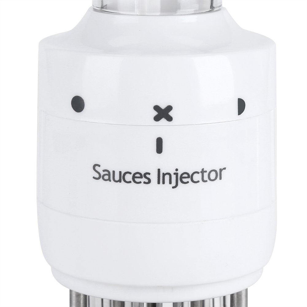 Textured Meat Tenderizer, 304 stainless steel Meat Marinade Tenderizer Needle Injector Steaks Flavor Syringe Cook Kitchen Tool