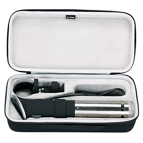 LTGEM Case Compatible with Anova Culinary Sous Vide Precision Cooker 3.0/2.0 / Nano 2.0, Black+Gray(Case Only)