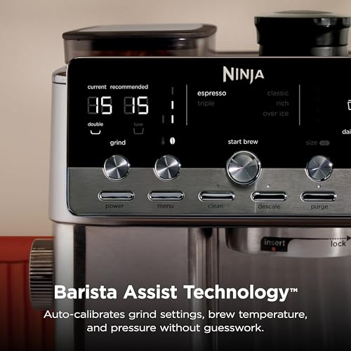 Ninja Luxe Café Mini Plus with AutoFroth, Amazon Exclusive Bone & Champagne