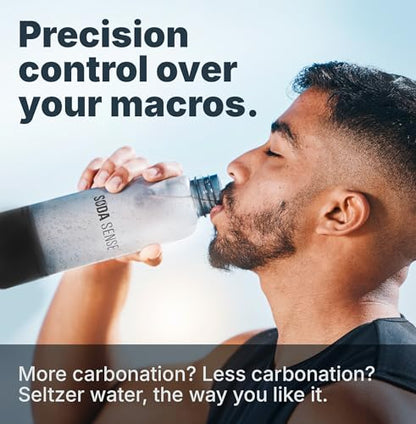 Soda Sense 60L CO2 Exchange Canister - 3 Pack, Threaded Style - Compatible with All 'Screw-In' Soda/Sparkling Water Makers, Including SodaStream BLUE Cylinder Models, Ninja Thirsti, Philips & More
