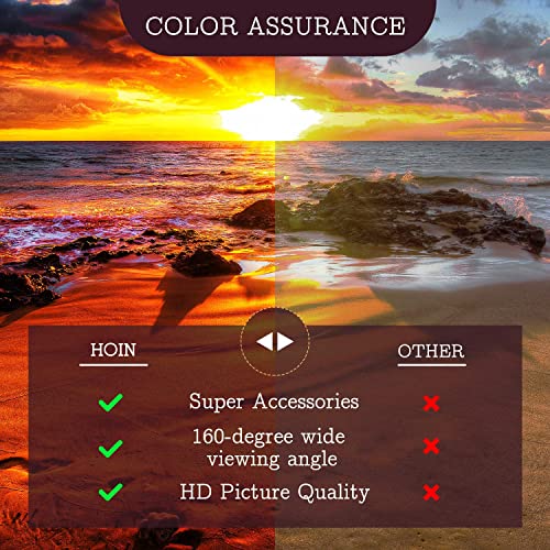 Portable Projector Screen Stand Outdoor: Movie Projection Screen 80 inch 4K HD16:9 Outside Screen with Carry Bag for Home Theater Backyard Cinema Travel Foldable Anti Crease