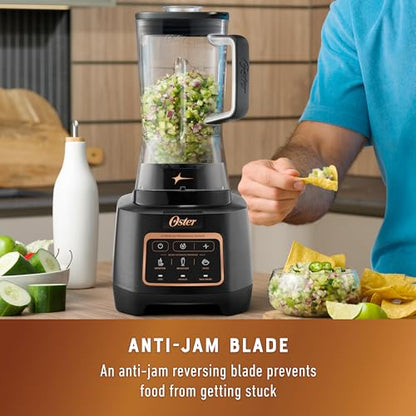 Oster Extreme Mix Blender, 1500-Watt High-Speed Countertop Blender with 64oz Jar & Auto Programs, Perfect for Smoothies, Milkshakes, Salsa