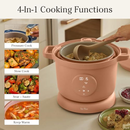 Our Place Dream Cooker, 6 Qt Ceramic Nonstick Pressure Cooker & Multicooker