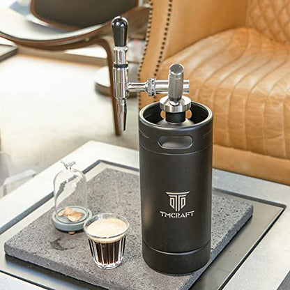 TMCRAFT 128oz Nitro Cold Brew Coffee Maker with Stout Creamer Faucet