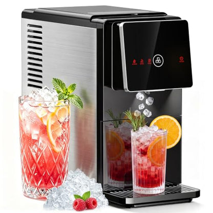 Antarctic Star Nugget Ice Maker Countertop with Self-Dispensing, 33lbs/24H
